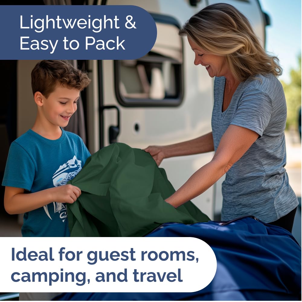 Air Mattress Sheet Set for Full Size - 4 Piece Breathable & Cooling Sheets w/Extra Deep Pockets - Fits Inflatable & Blow Up Air Mattresses Up to 24 Inches Thick - Soft and Wrinkle Free - Dark Grey