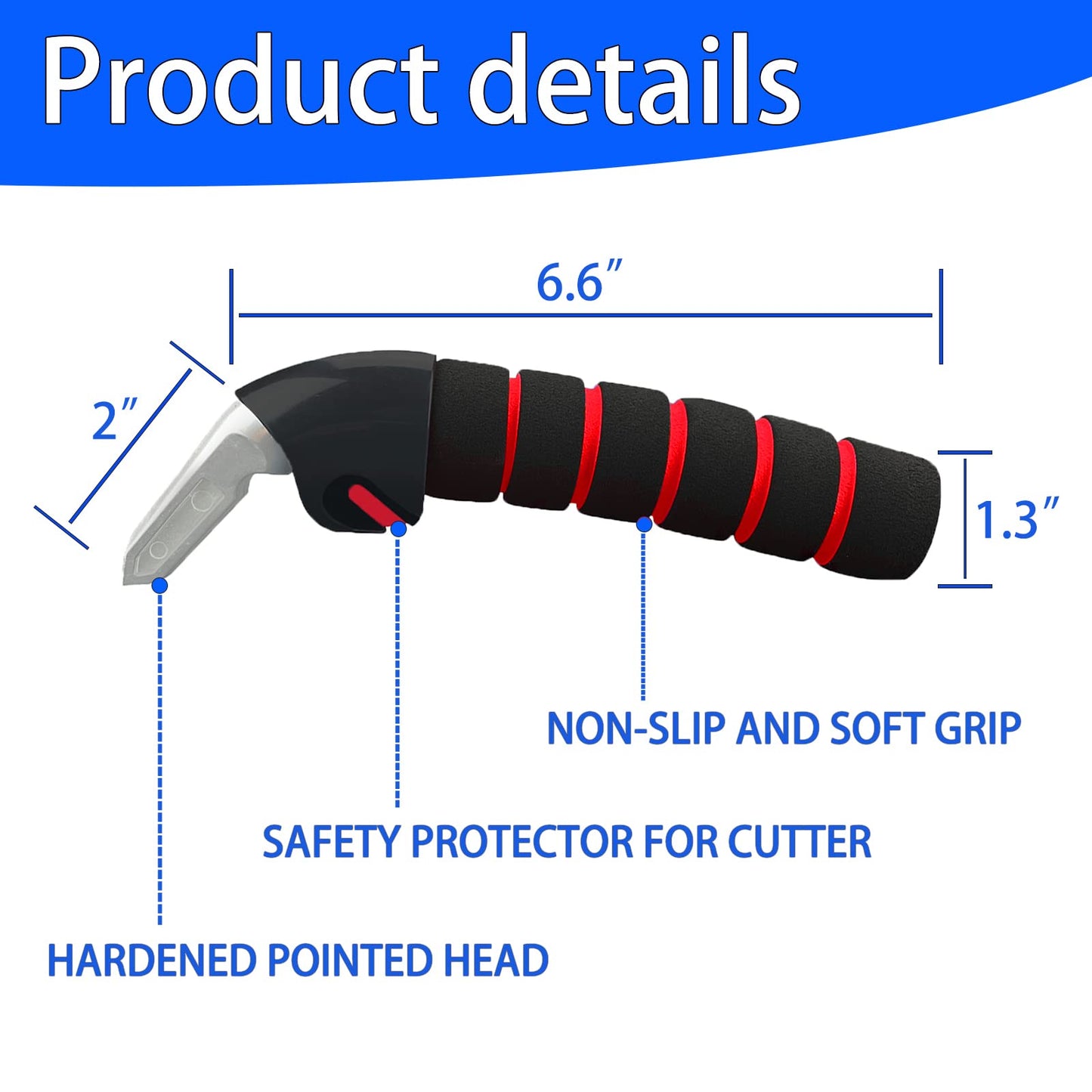 KOUNATSURI 2Pack Car Door Handle for Elderly Car Handle Assist Support Multifunction for Seniors and Handicapped