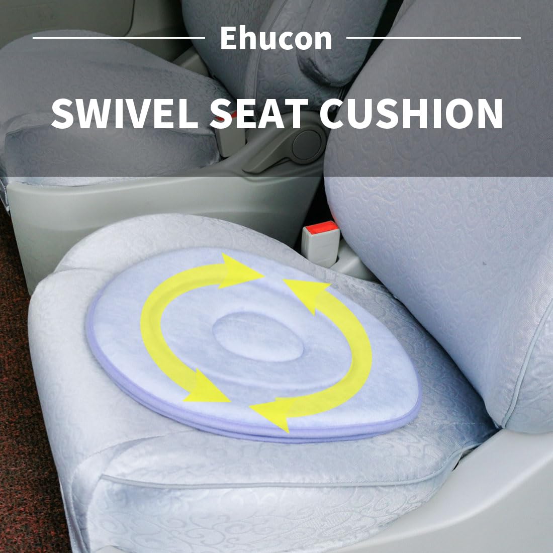 360 Degree Swivel Seat Cushion for Car or Chair,Rotating Seat Cushion Pivot Disc Pad for Elderly,Swivel Car Seat Chair Assist for Elderly to Turning Easily from Bed to Wheelchair