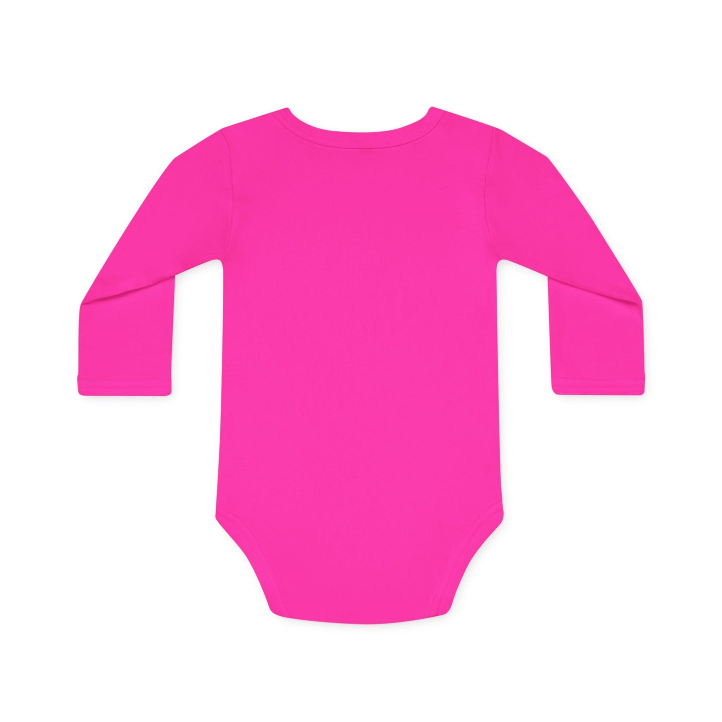 Baby Bodysuit - "Mamá, I love you" Heart Hands Organic Long Sleeve
