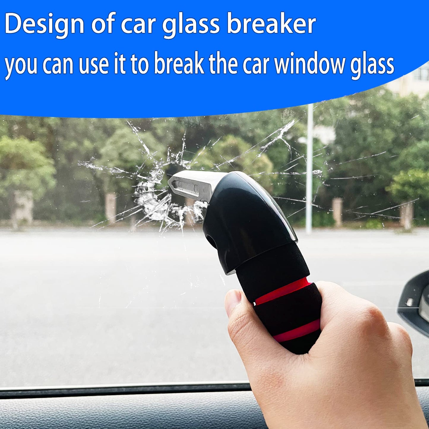 KOUNATSURI 2Pack Car Door Handle for Elderly Car Handle Assist Support Multifunction for Seniors and Handicapped