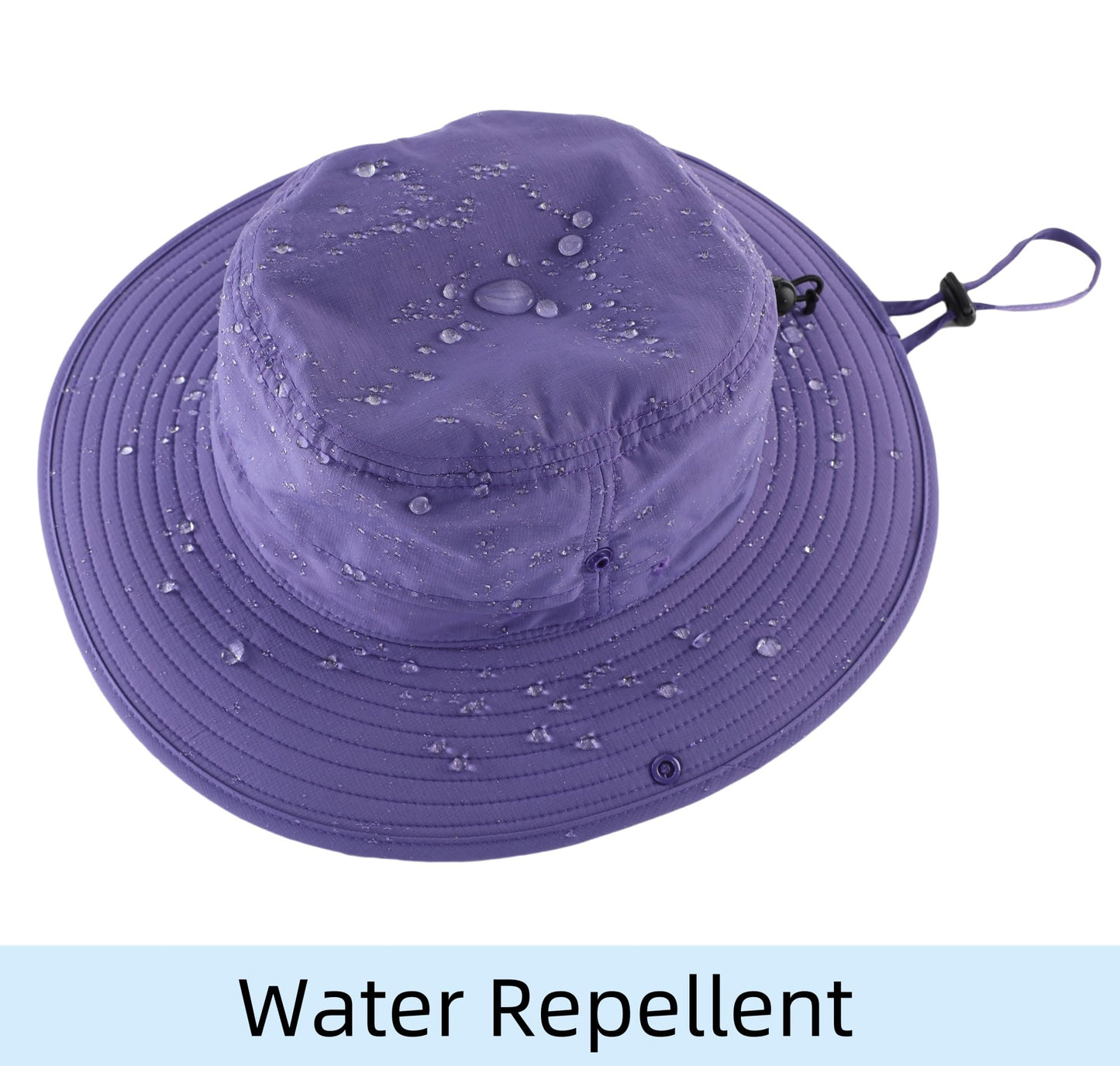 Connectyle Sun Hat for Men Women Outdoor UV Protection Safari Hat for Fishing Hiking Gardening Breathable Cowboy Hat UPF50