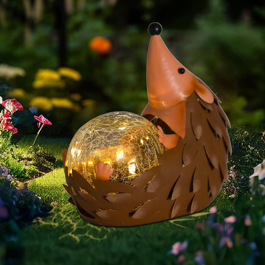 MUMTOP Solar Lanterns Outdoor Waterproof - Colorful Metal Owl Solar Lights Decorative, Hollow Out Owl Light Tabletop Lantern Lamp Ornaments for Yard Patio Garden Outside Decorations