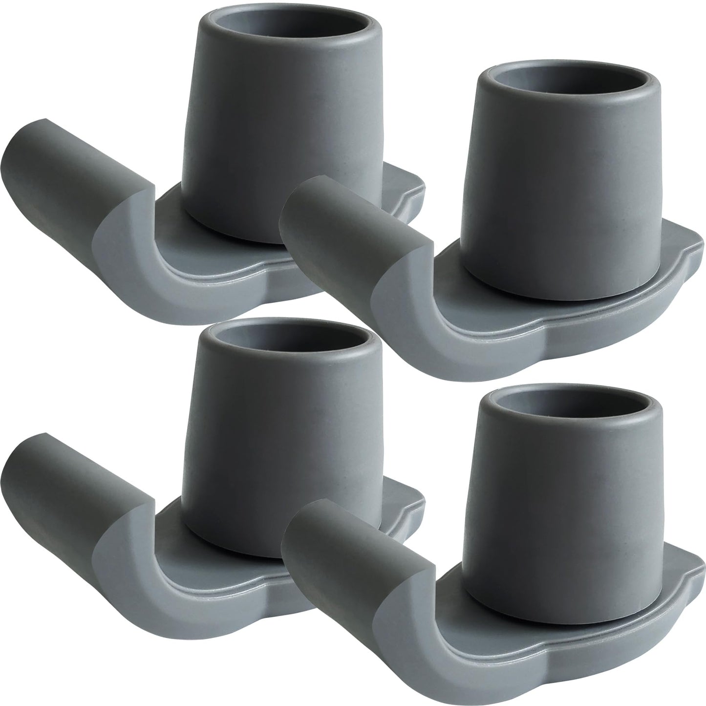 Aliseniors Walker Ski Glides 2 Pack - Universal 1 1/8" Fit Walker Accessories for Senior Folding Mobility Aids - Heavy Duty Smooth Tennis Ball Replacement on All Surfaces, Durable Floor Protection