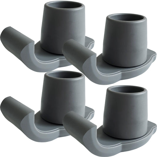Aliseniors Walker Ski Glides 2 Pack - Universal 1 1/8" Fit Walker Accessories for Senior Folding Mobility Aids - Heavy Duty Smooth Tennis Ball Replacement on All Surfaces, Durable Floor Protection