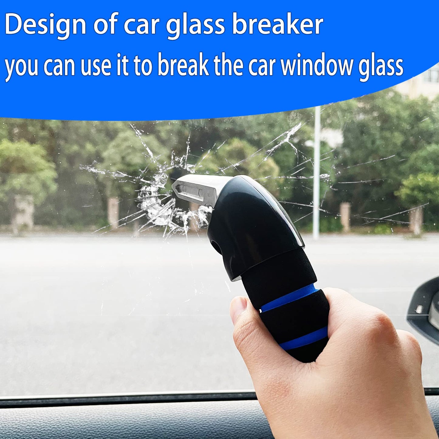KOUNATSURI 2Pack Car Door Handle for Elderly Car Handle Assist Support Multifunction for Seniors and Handicapped