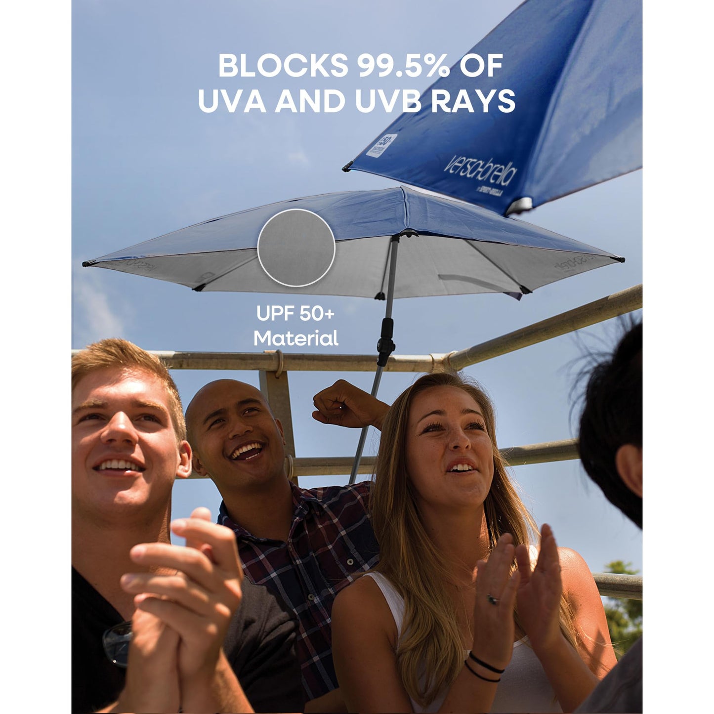 Sport-Brella Versa-Brella SPF 50+ Adjustable Umbrella with Universal Clamp
