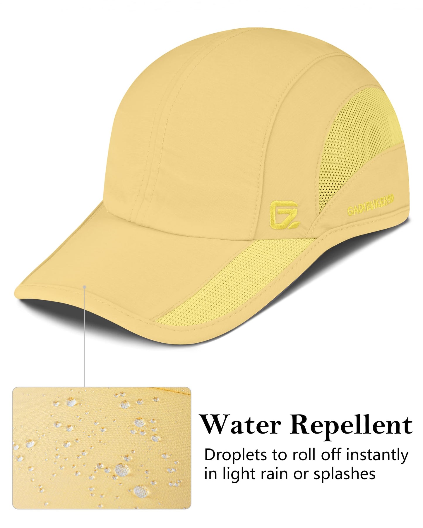 GADIEMKENSD Quick Dry Run Hat Cooling Breathable Mesh