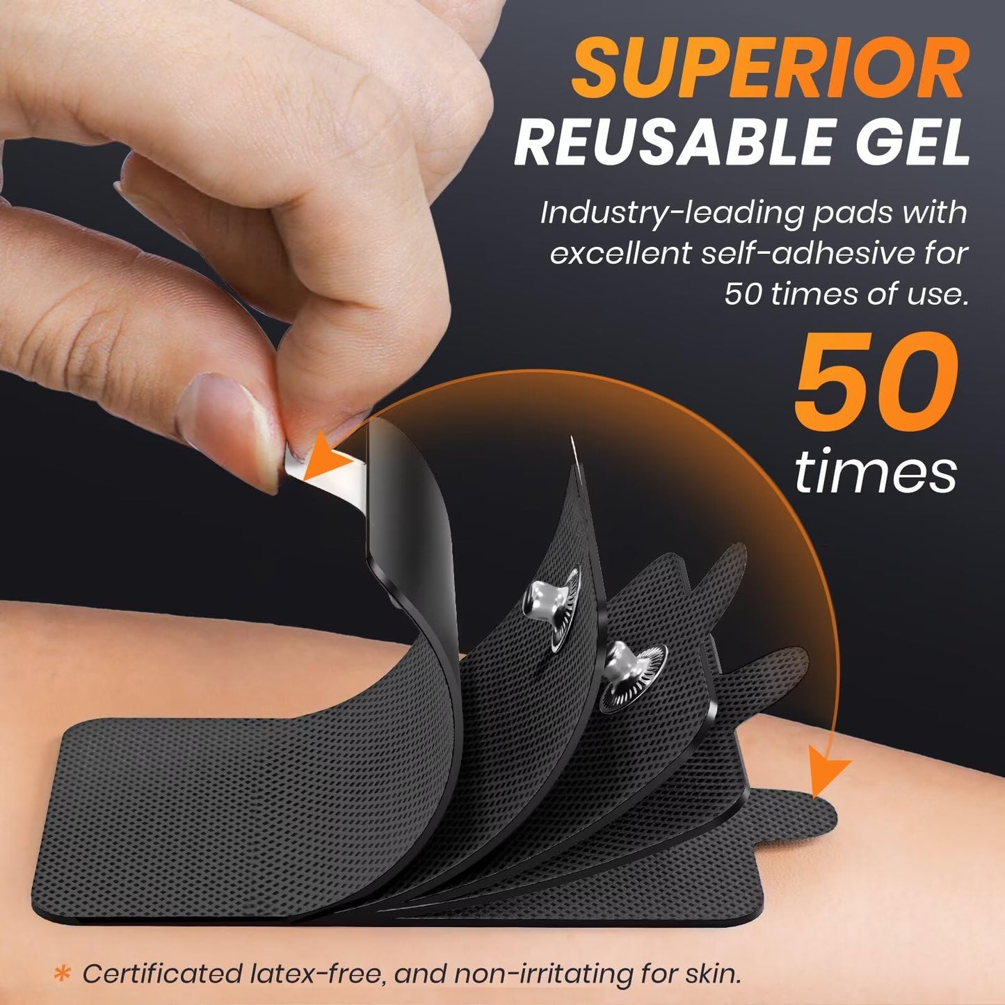 AVCOO 3-in-1 TENS Unit Muscle Stimulator for Pain Relief, 24 Modes, EVA Bag | Electronic Massager Machine with 40 Levels for Gradual Shoulder, Neck, Lower Back Pain Relief, Physical Therapy, 12 Pads, Red