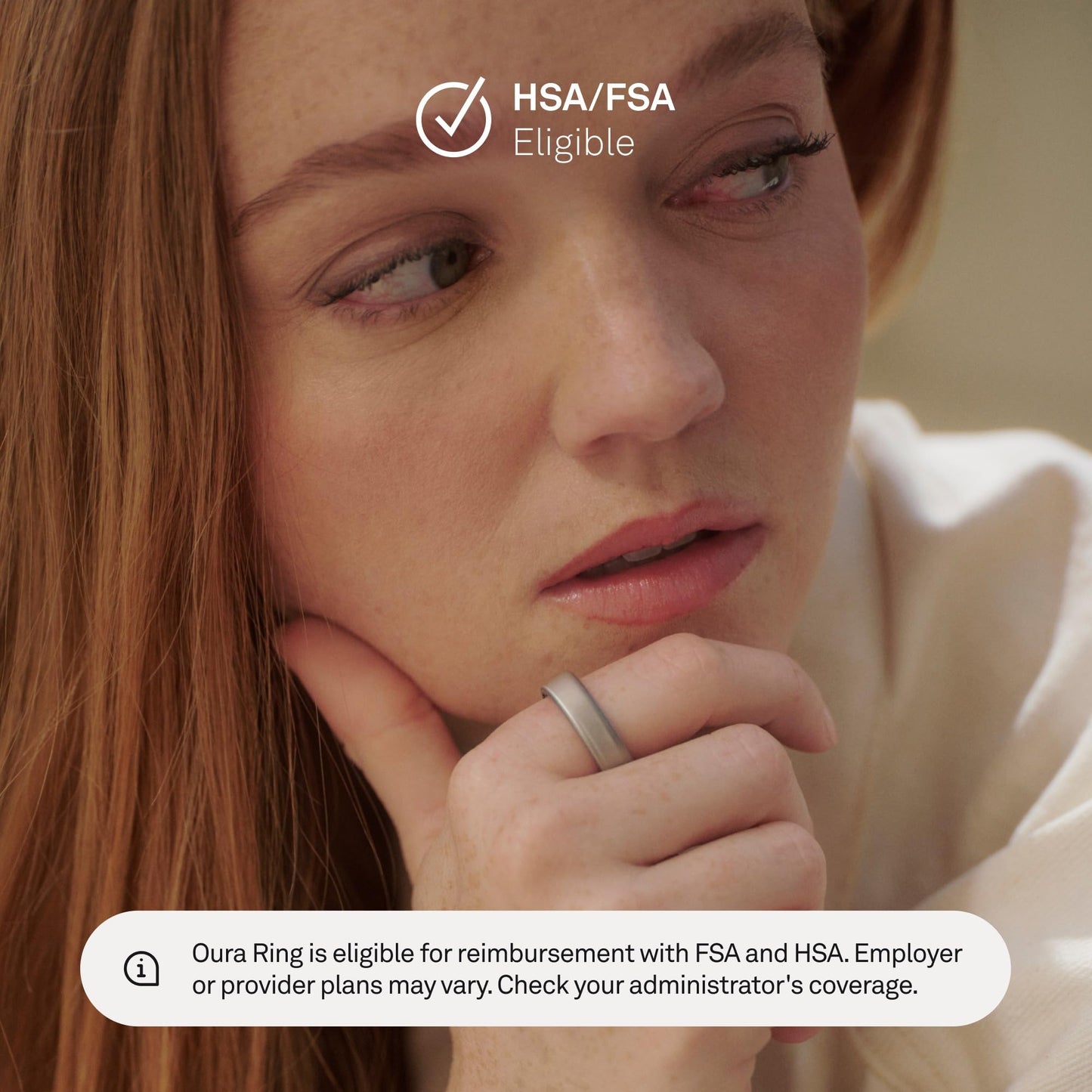 Oura Ring 5 - Gold - Size 8 - World’s Smallest Smart Ring - Sleep, Activity, Women’s Health, AI Advisor, 1 Week of Battery Life, Size Before You Buy, Android & iOS Compatible