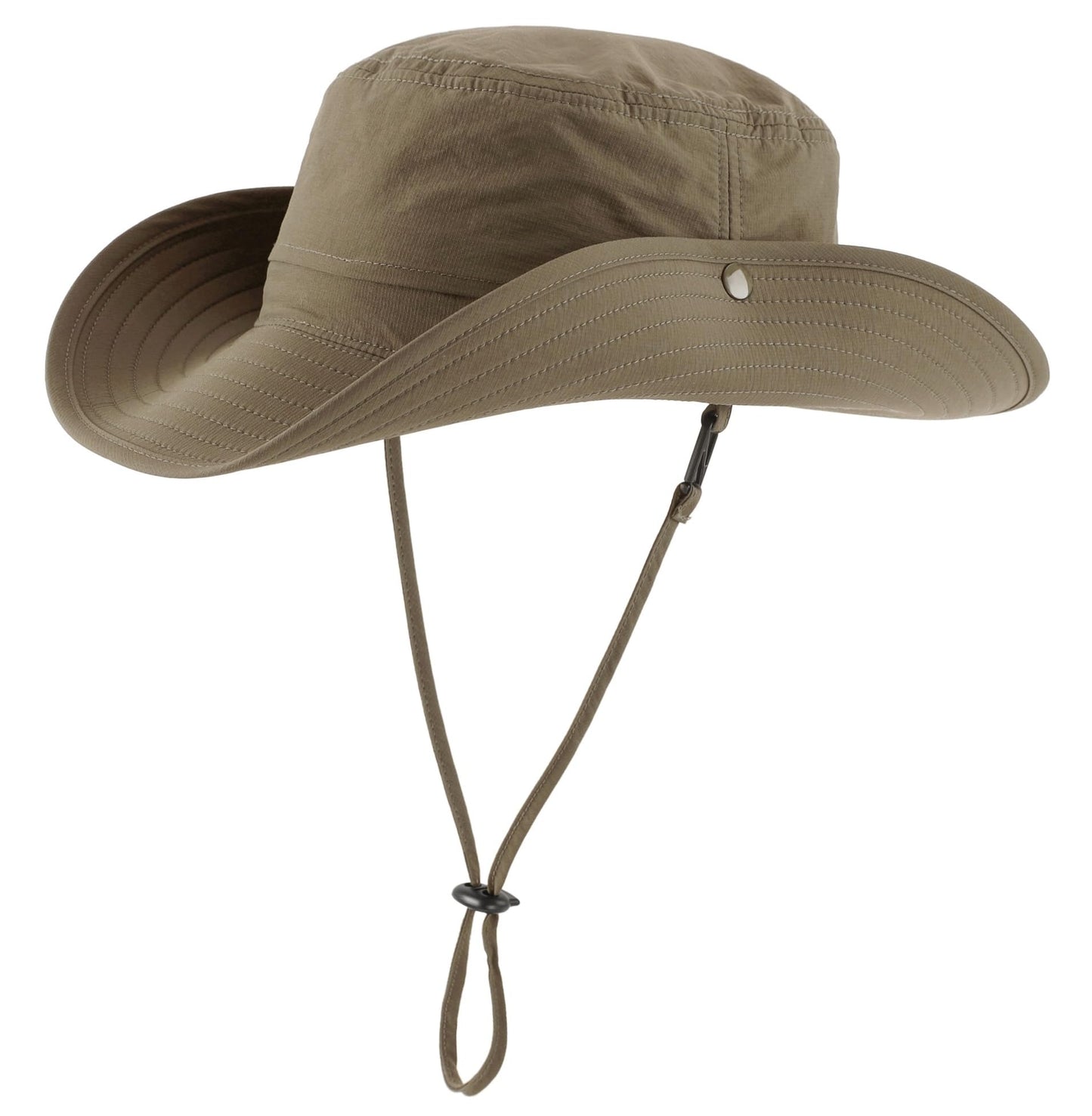 Connectyle Sun Hat for Men Women Outdoor UV Protection Safari Hat for Fishing Hiking Gardening Breathable Cowboy Hat UPF50