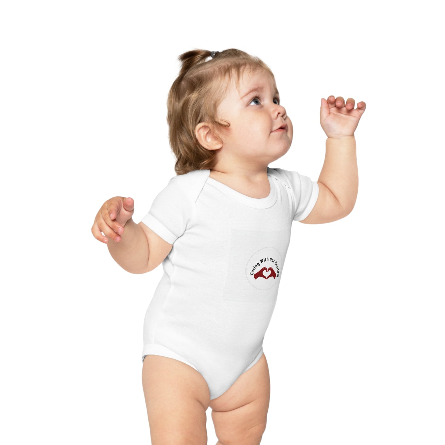 Baby Bodysuit "Made with Love" Heart Photo Romper – Newborn Gift