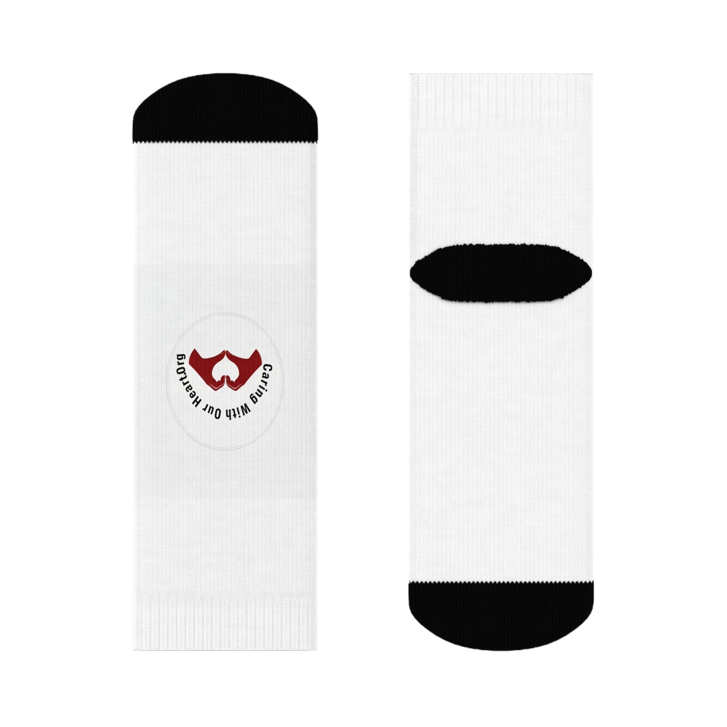 Crew Socks — 'Standards and Bars' Minimal Logo Athletic Socks