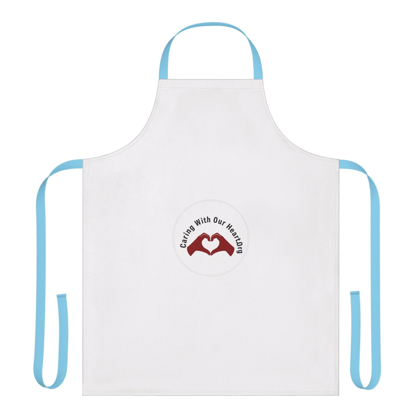 Heart Hands Apron – 'Caring With Our Hearts' Kitchen Apron for Caregivers & Family
