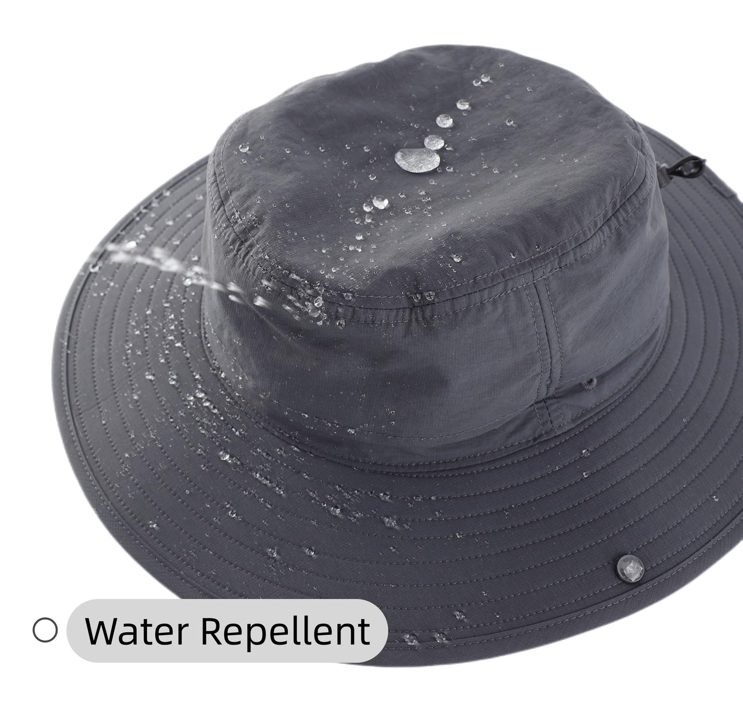 Connectyle Sun Hat for Men Women Outdoor UV Protection Safari Hat for Fishing Hiking Gardening Breathable Cowboy Hat UPF50