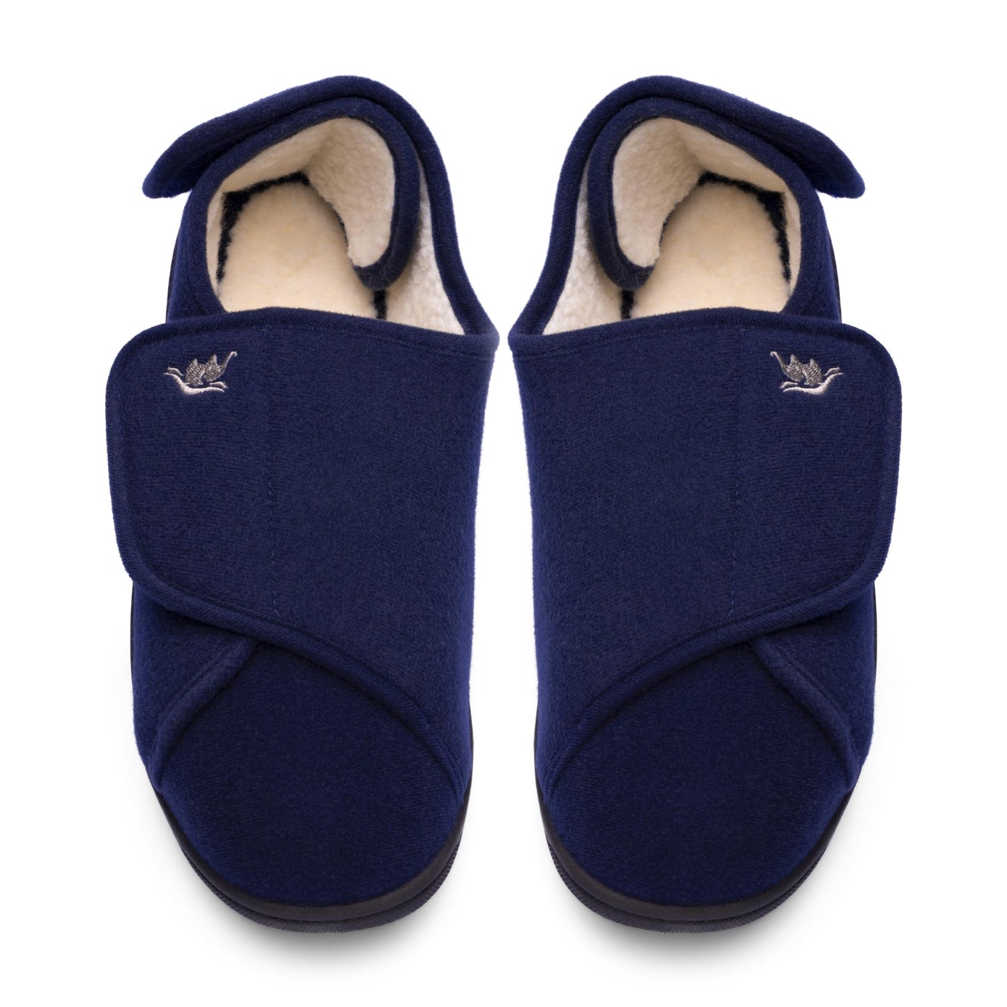 Mens Extra Wide Width Diabetic Slippers Memory Foam With Adjustable Soft Non-Slip Orthopedic House Shoes for Elderly Swollen Feet, Arthritis, Edema