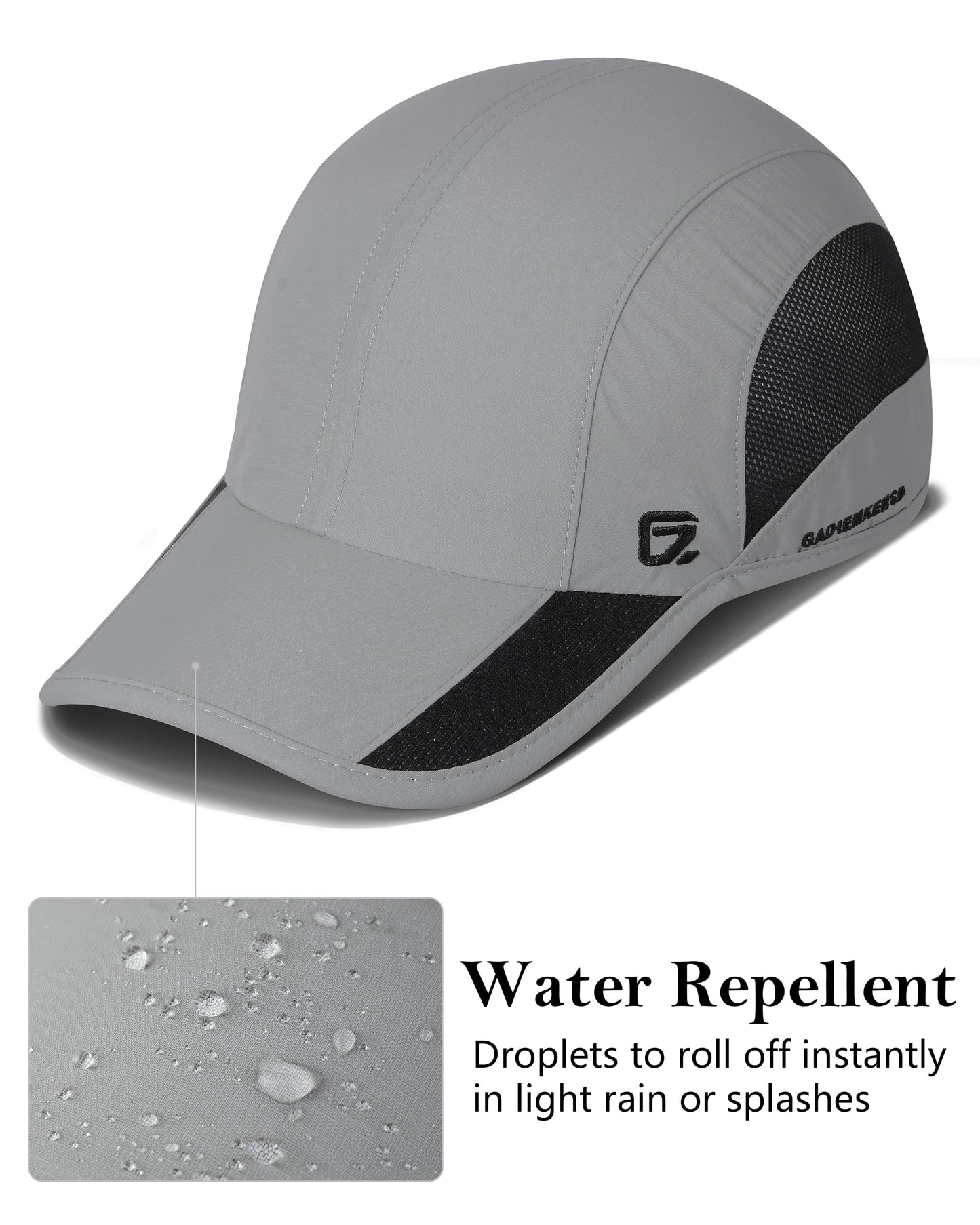 GADIEMKENSD Quick Dry Run Hat Cooling Breathable Mesh