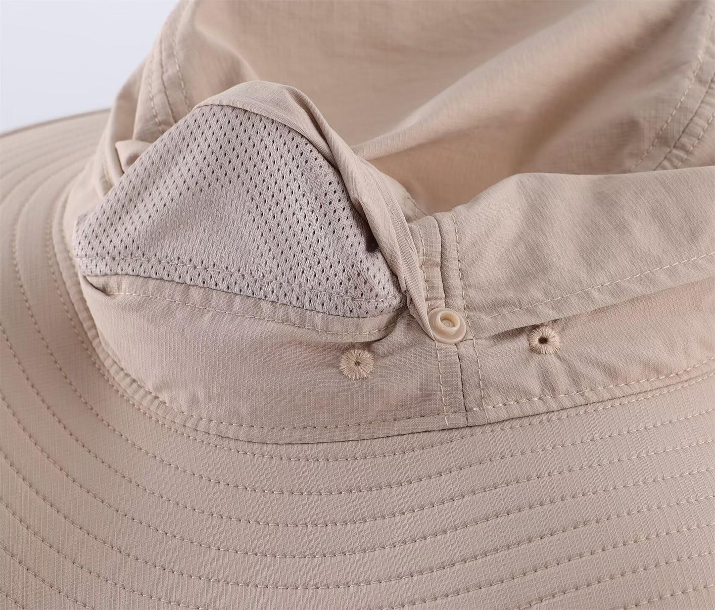 Connectyle Sun Hat for Men Women Outdoor UV Protection Safari Hat for Fishing Hiking Gardening Breathable Cowboy Hat UPF50