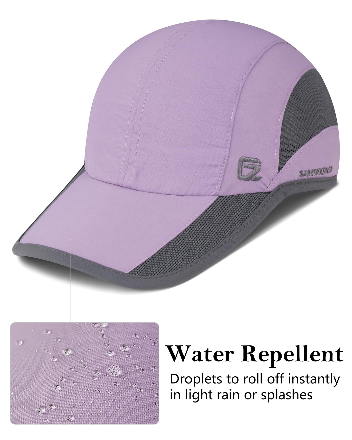 GADIEMKENSD Quick Dry Run Hat Cooling Breathable Mesh