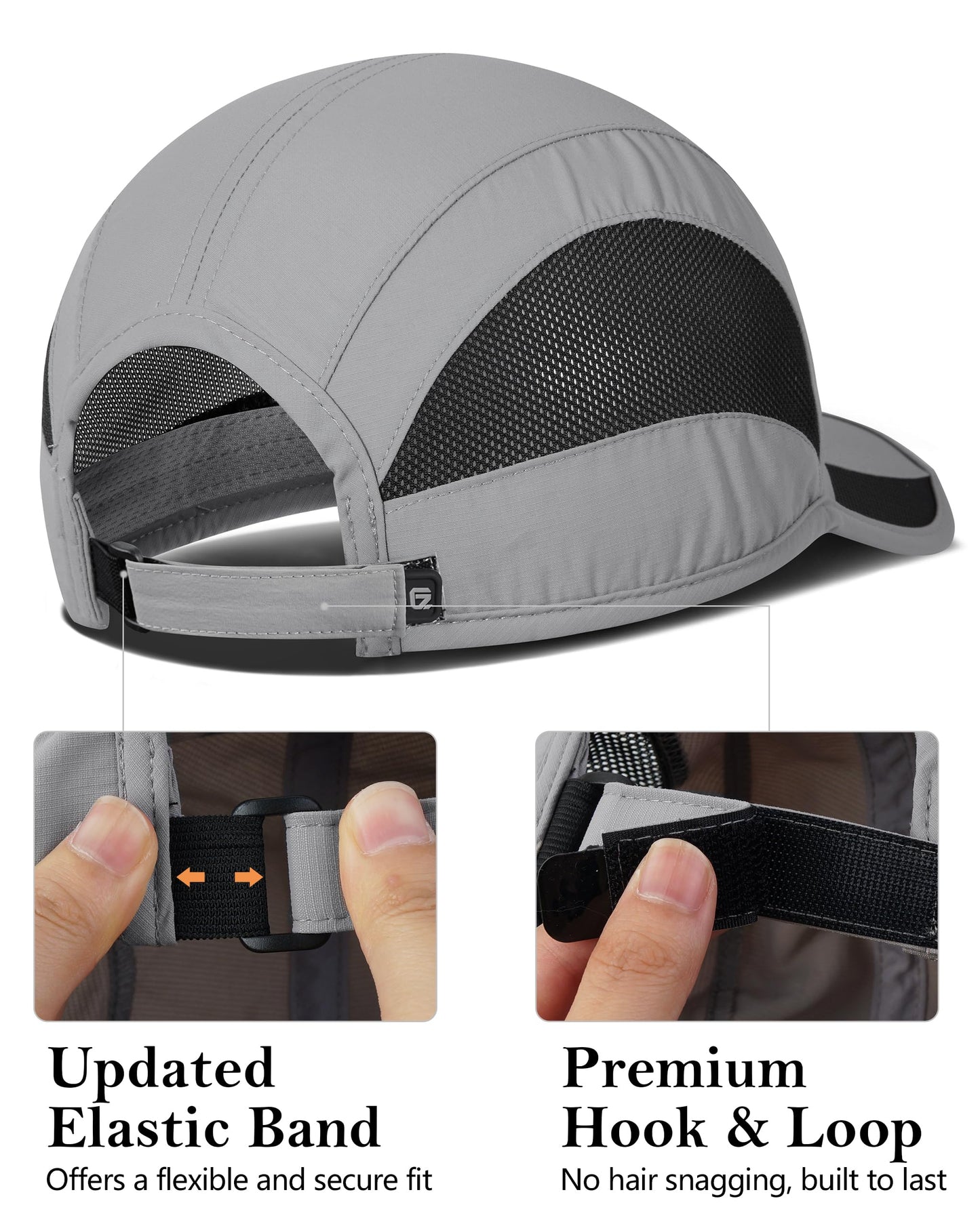 GADIEMKENSD Quick Dry Run Hat Cooling Breathable Mesh