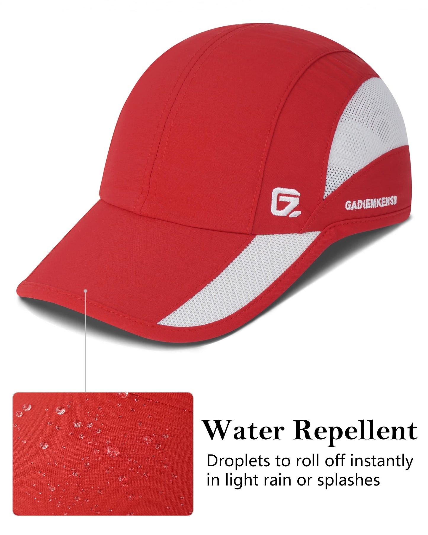 GADIEMKENSD Quick Dry Run Hat Cooling Breathable Mesh