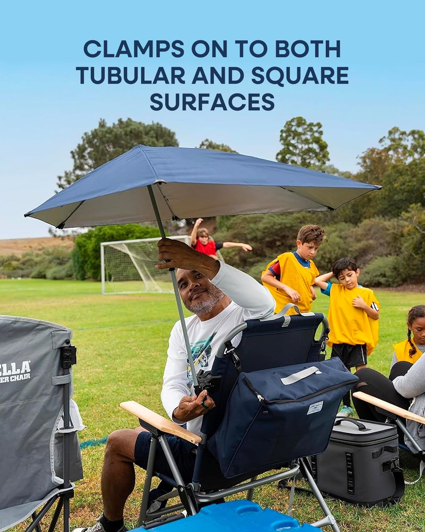 Sport-Brella Versa-Brella SPF 50+ Adjustable Umbrella with Universal Clamp