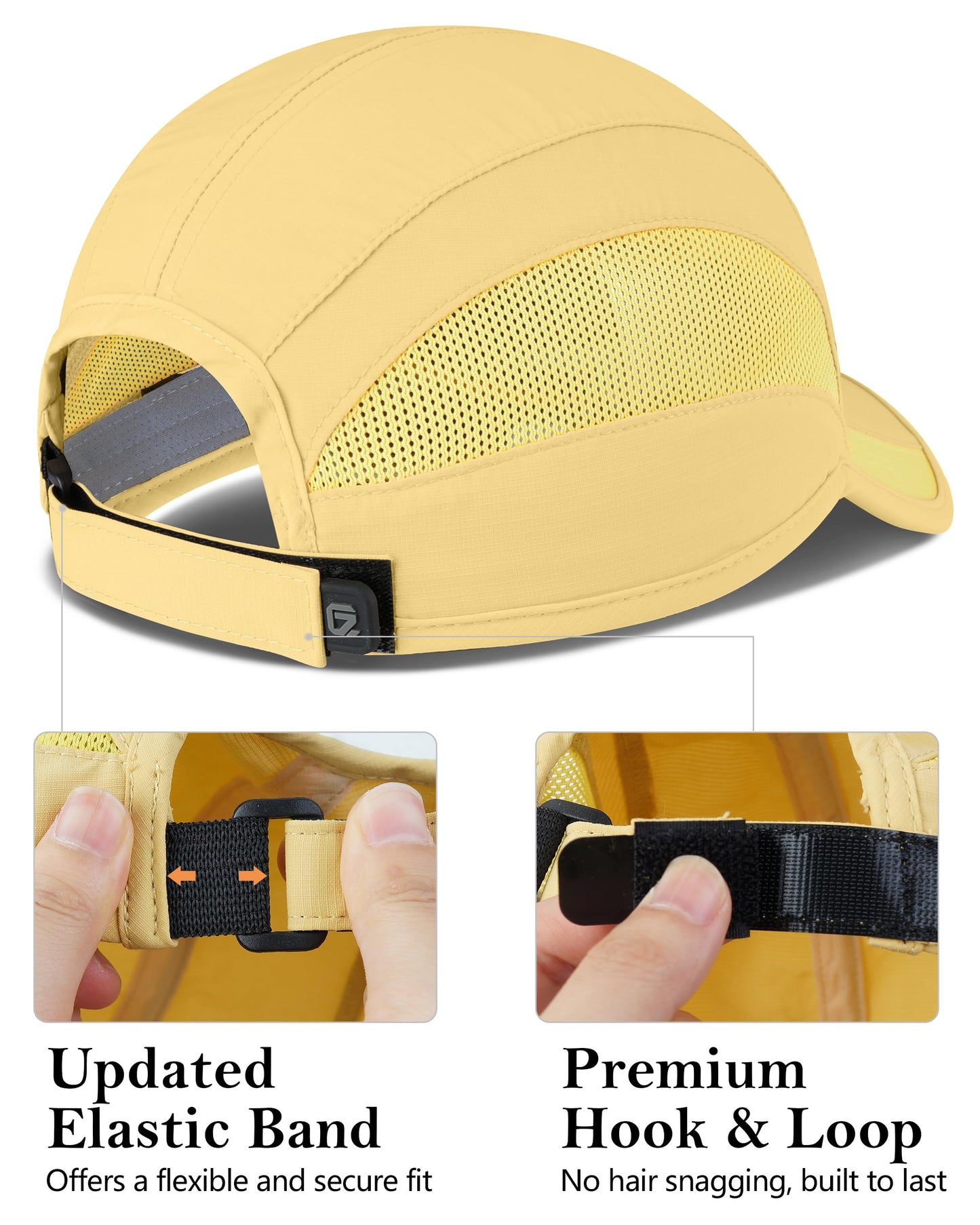 GADIEMKENSD Quick Dry Run Hat Cooling Breathable Mesh