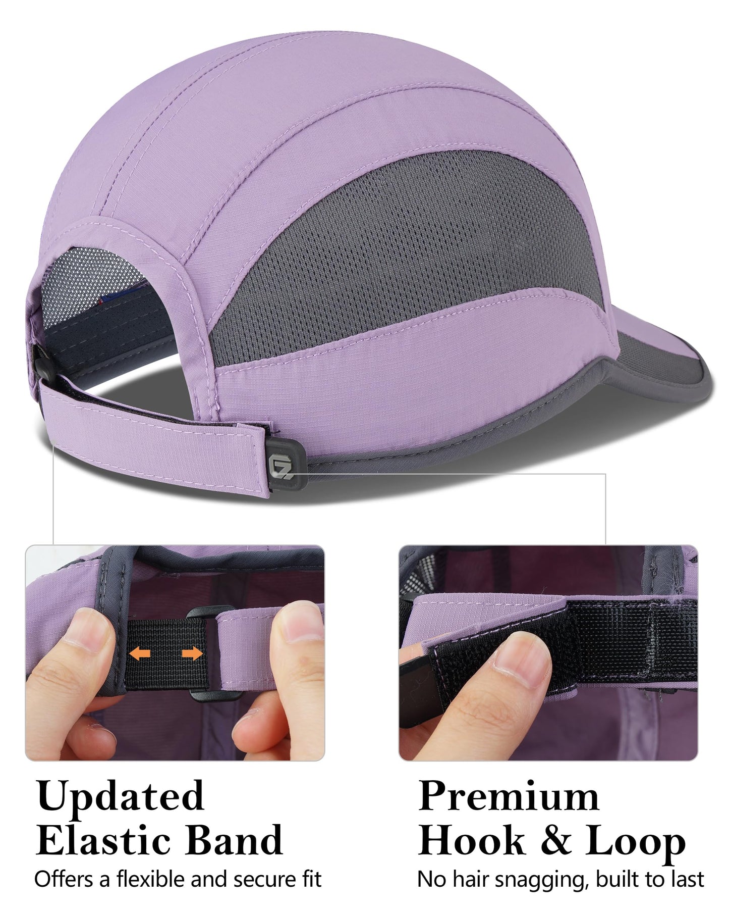 GADIEMKENSD Quick Dry Run Hat Cooling Breathable Mesh