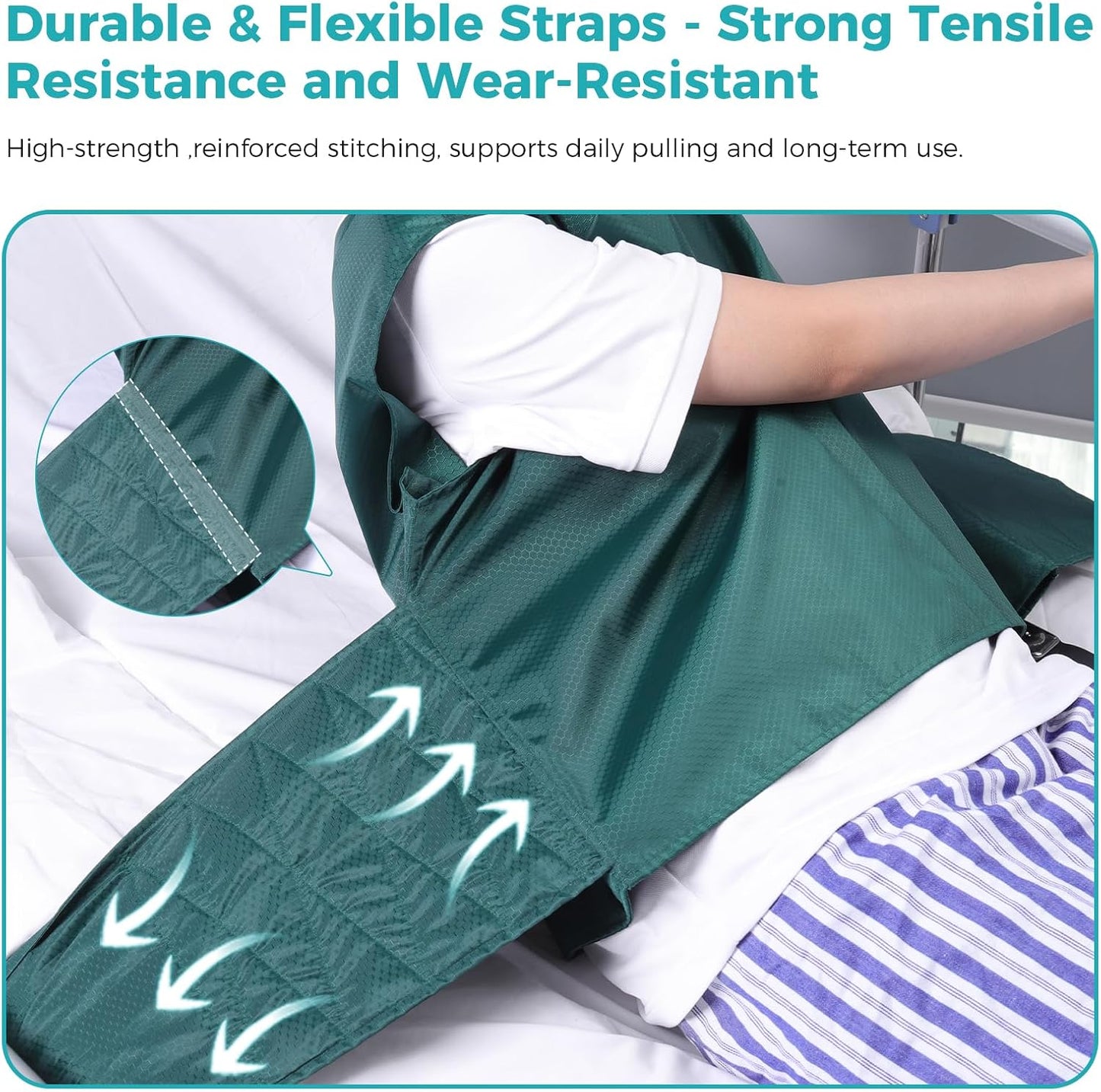 Vest Restraint Suit for Bed/Wheelchair | Adjustable Body Support Suit for Mobility Assistance and Stability, Comfortable and Secure Fit for Elderly or Disabled Users