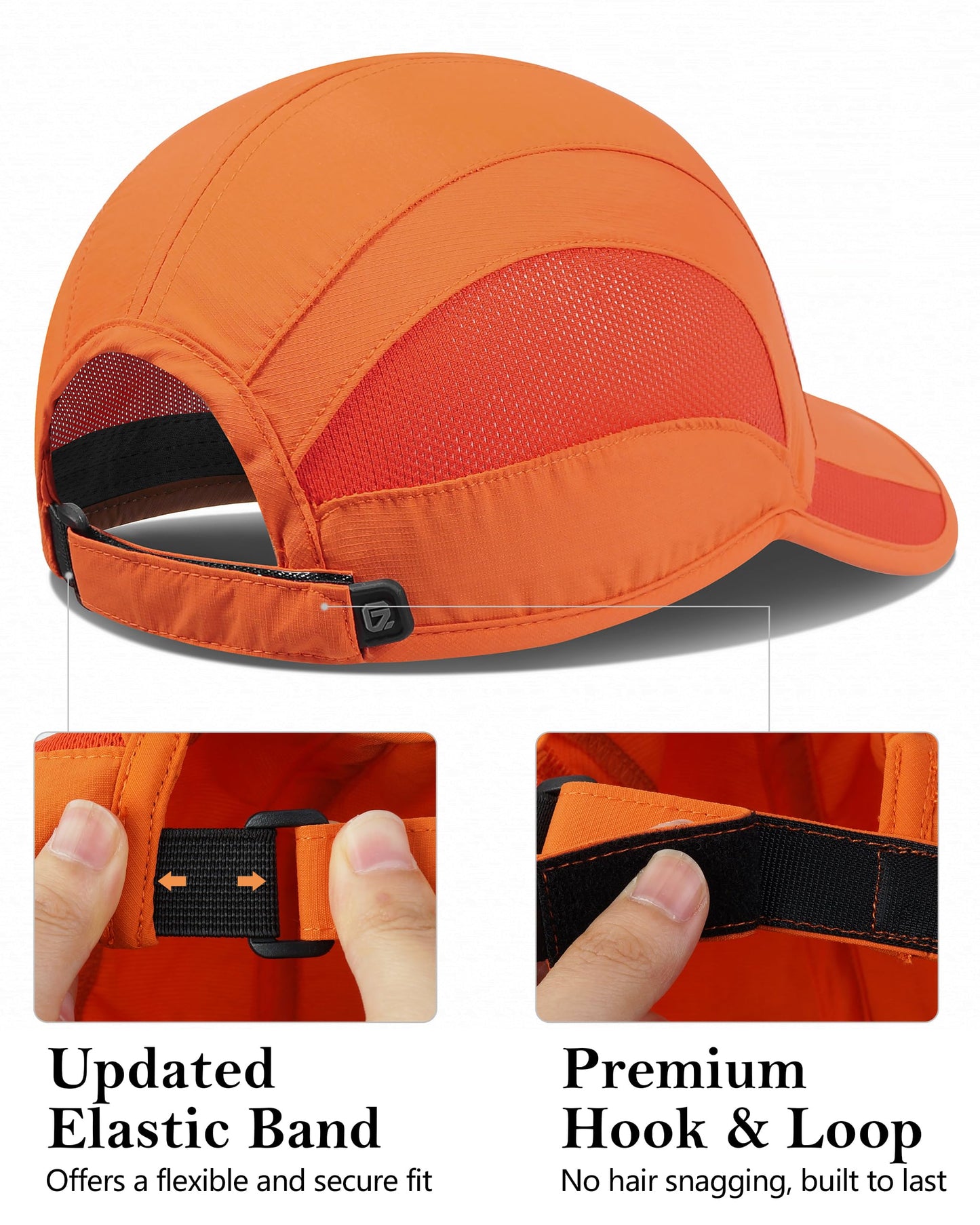 GADIEMKENSD Quick Dry Run Hat Cooling Breathable Mesh