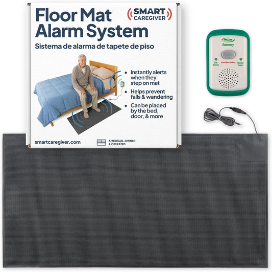Floor Mat Exit Alarm for Seniors Fall Prevention & Anti-Wandering - Economy System