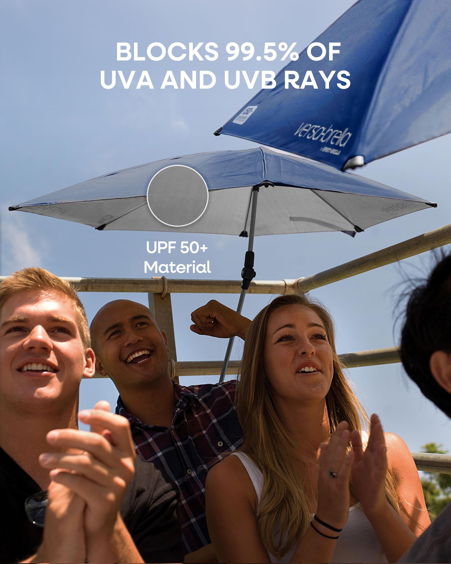 Sport-Brella Versa-Brella SPF 50+ Adjustable Umbrella with Universal Clamp