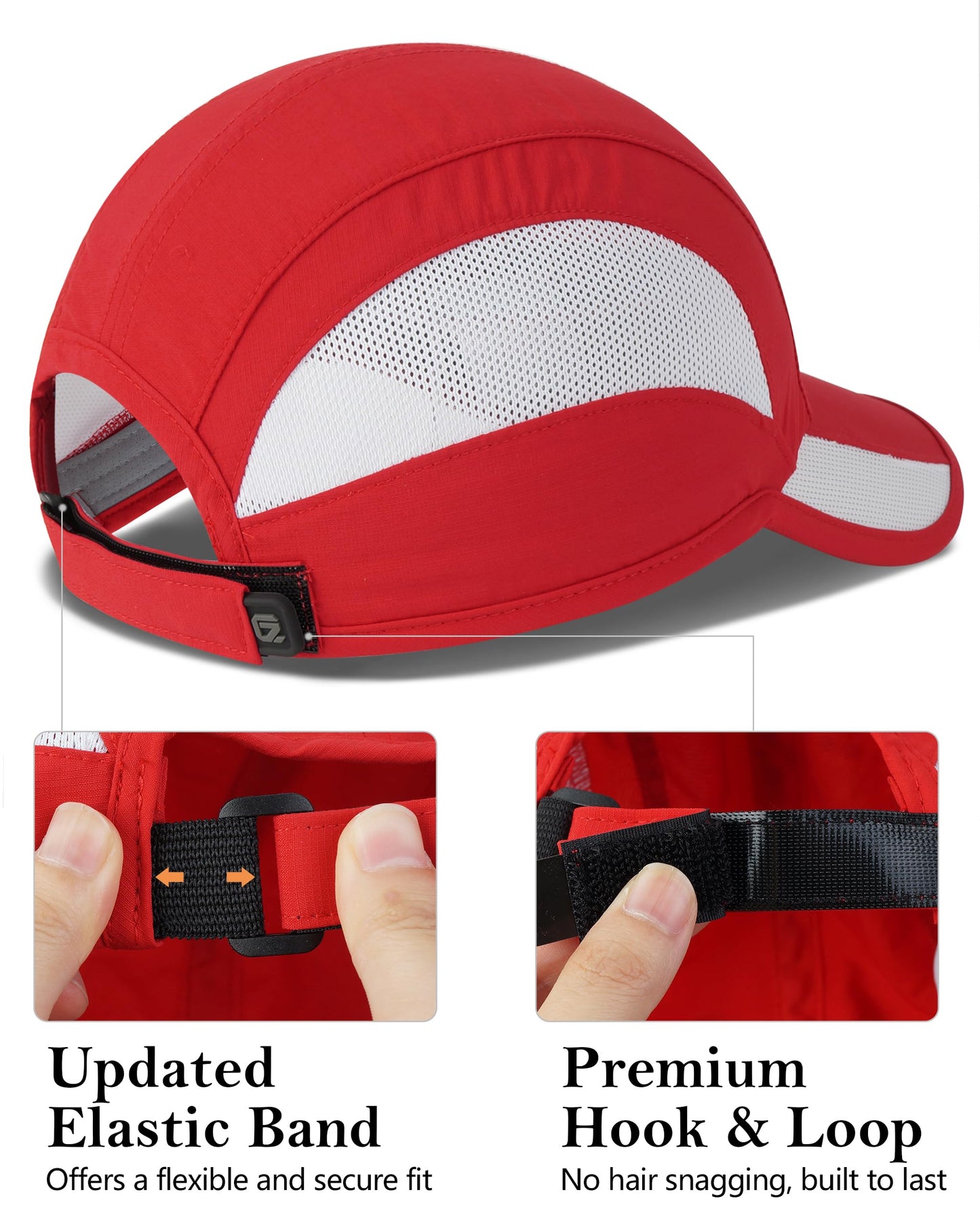 GADIEMKENSD Quick Dry Run Hat Cooling Breathable Mesh