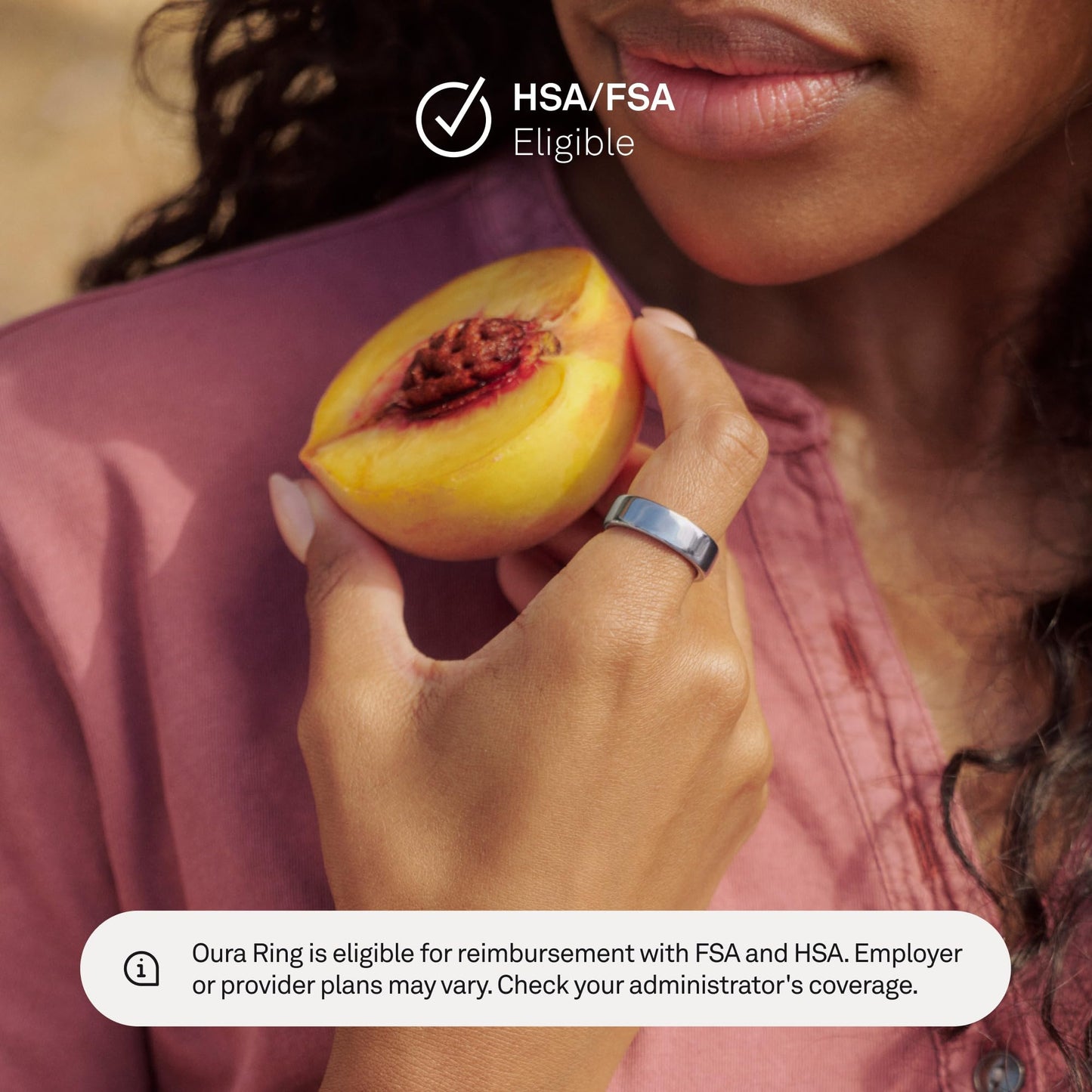 Oura Ring 5 - Gold - Size 8 - World’s Smallest Smart Ring - Sleep, Activity, Women’s Health, AI Advisor, 1 Week of Battery Life, Size Before You Buy, Android & iOS Compatible