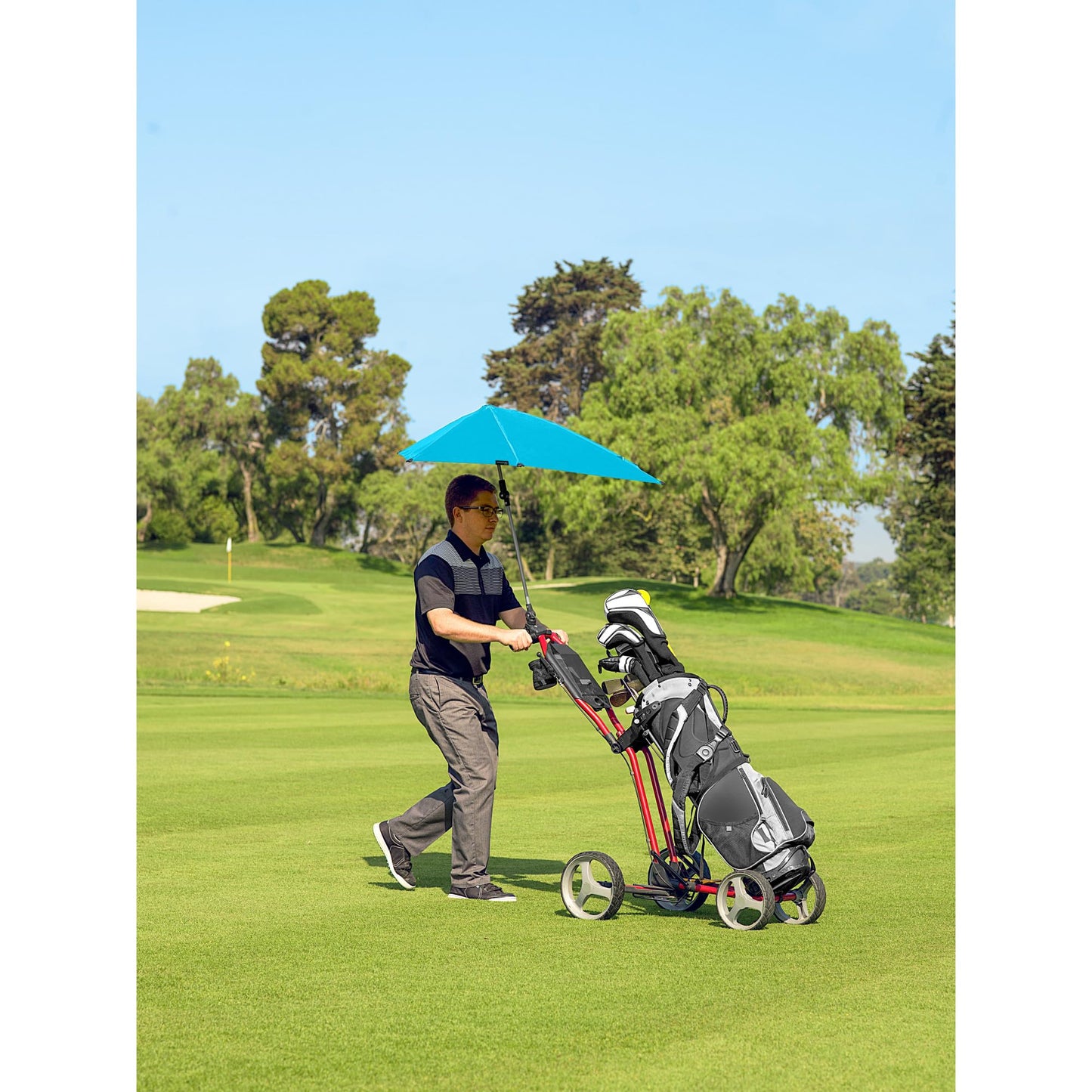 Sport-Brella Versa-Brella SPF 50+ Adjustable Umbrella with Universal Clamp