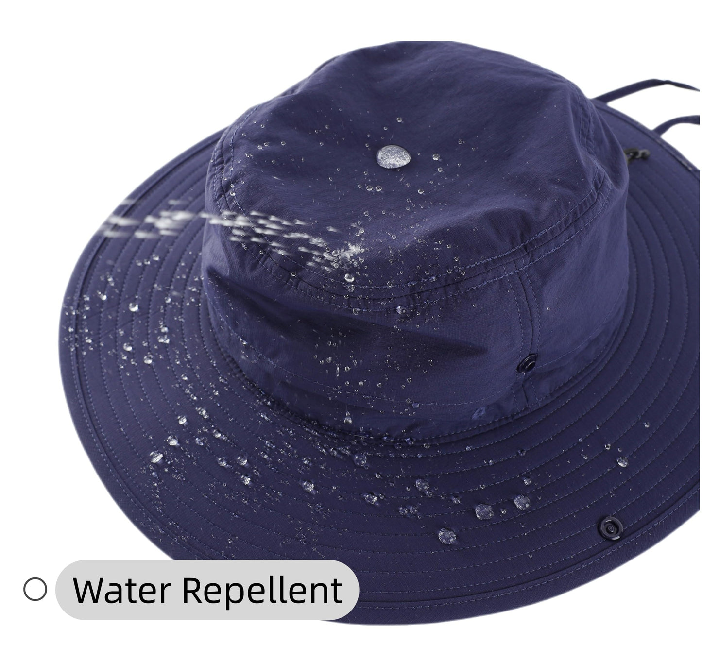 Connectyle Sun Hat for Men Women Outdoor UV Protection Safari Hat for Fishing Hiking Gardening Breathable Cowboy Hat UPF50