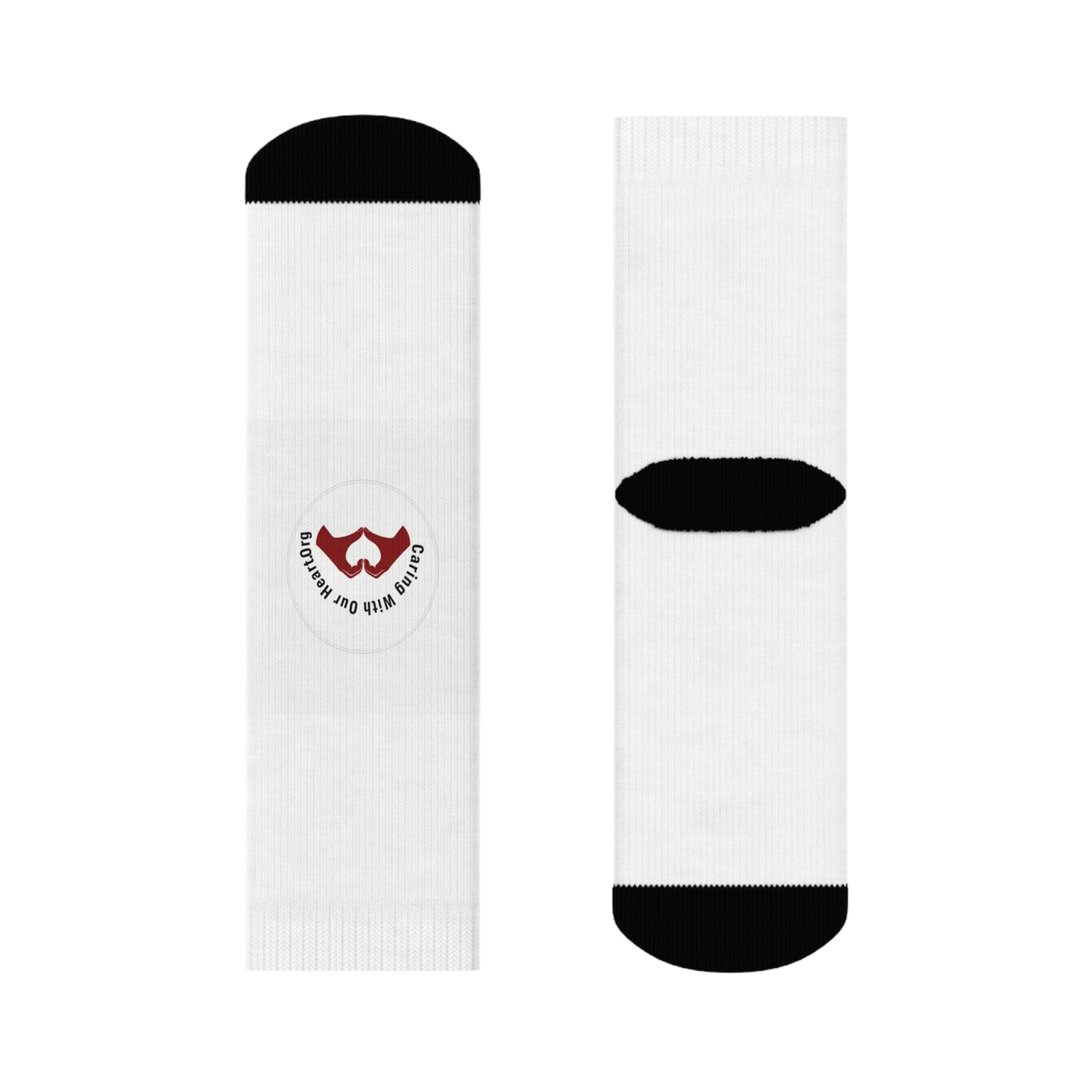 Crew Socks — 'Standards and Bars' Minimal Logo Athletic Socks