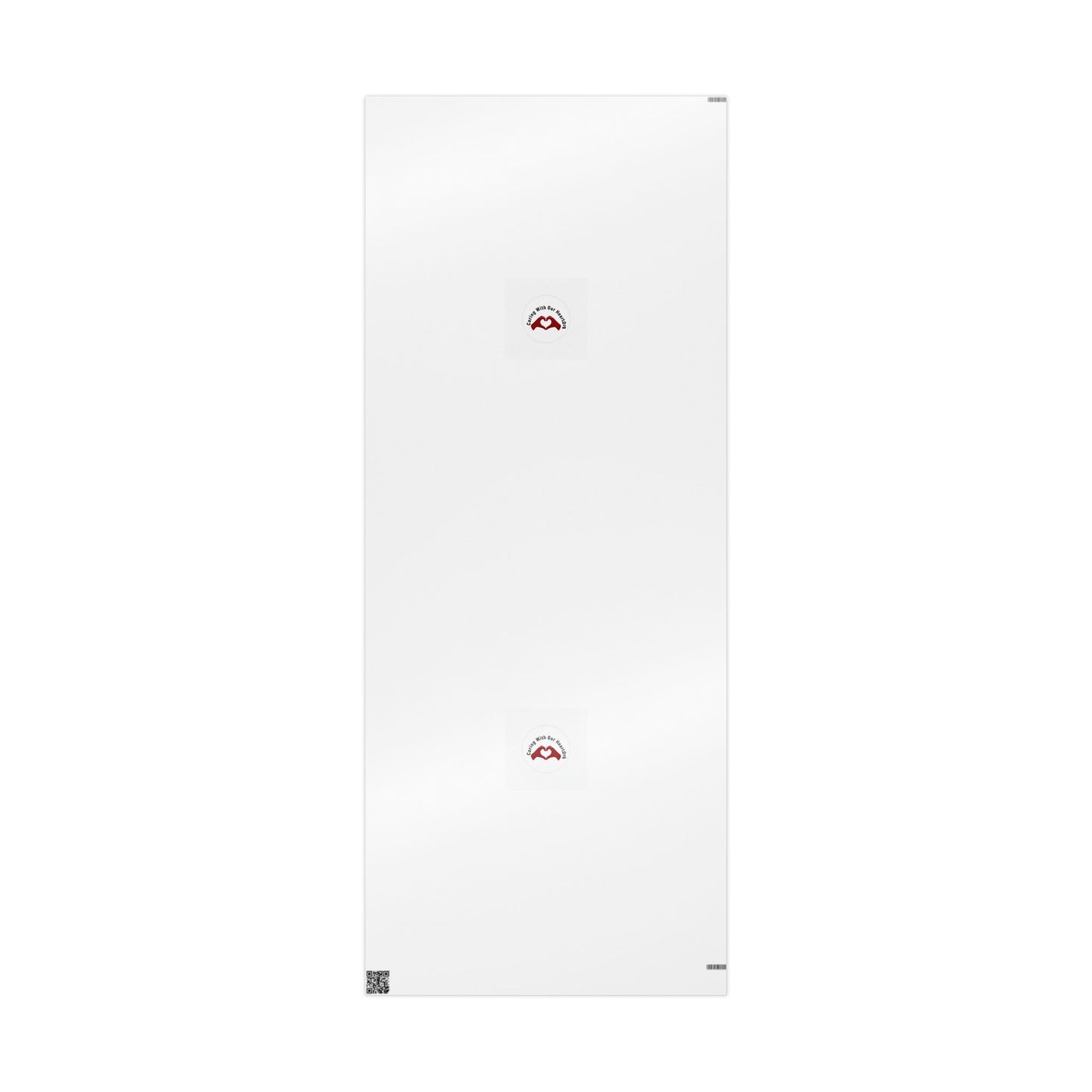 Minimal Red Dot Wrapping Paper Roll — Modern White Gift Wrap