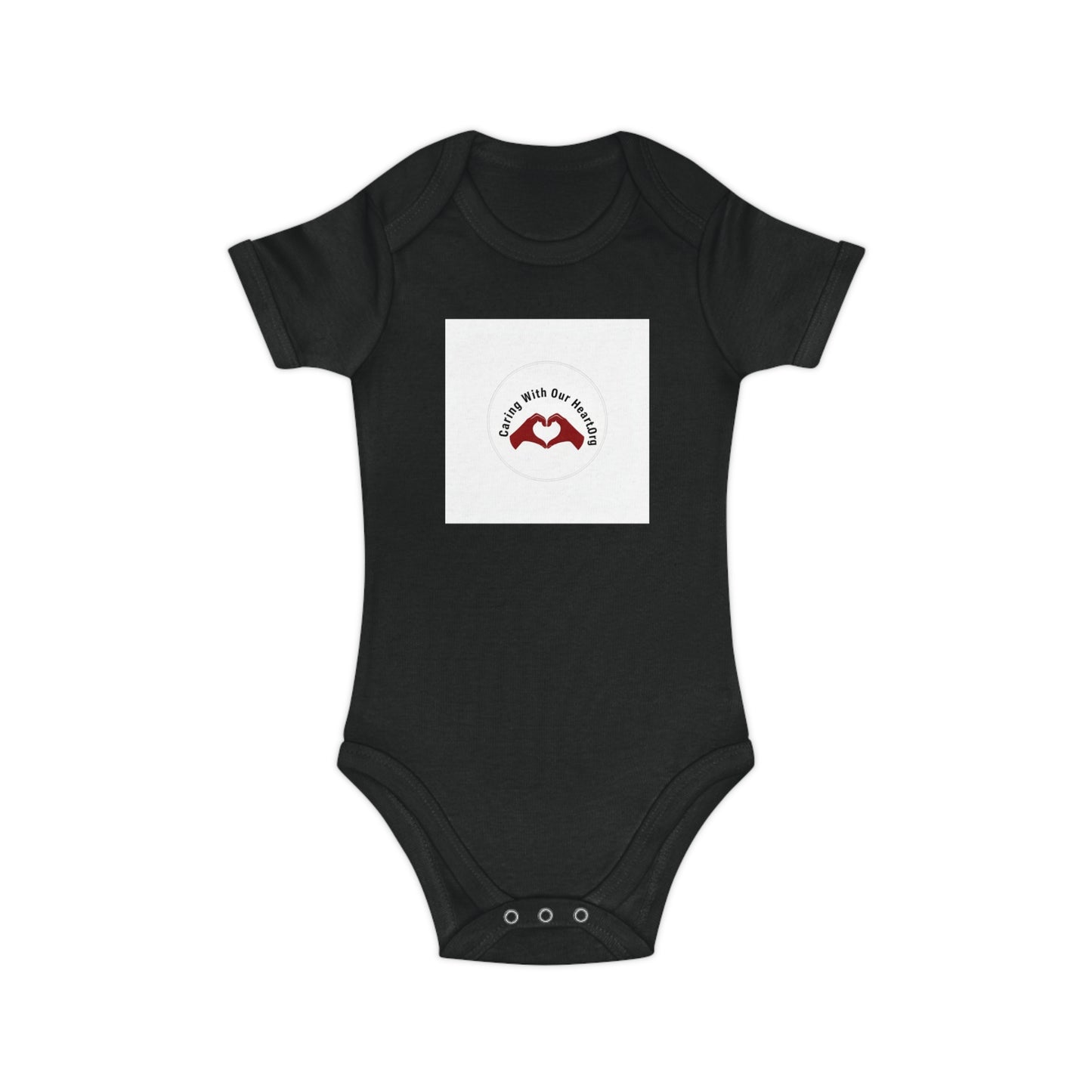 Baby Bodysuit "Made with Love" Heart Photo Romper – Newborn Gift