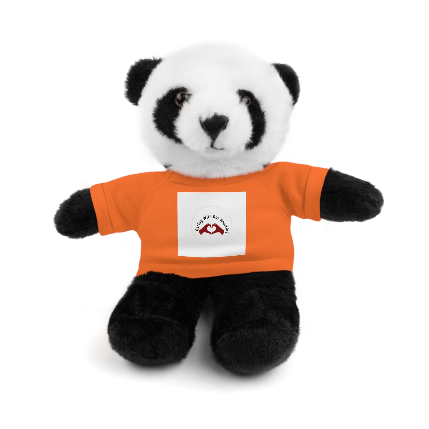 Plush Bear with Custom Tee — Soft Brown Teddy in Printed T‑Shirt