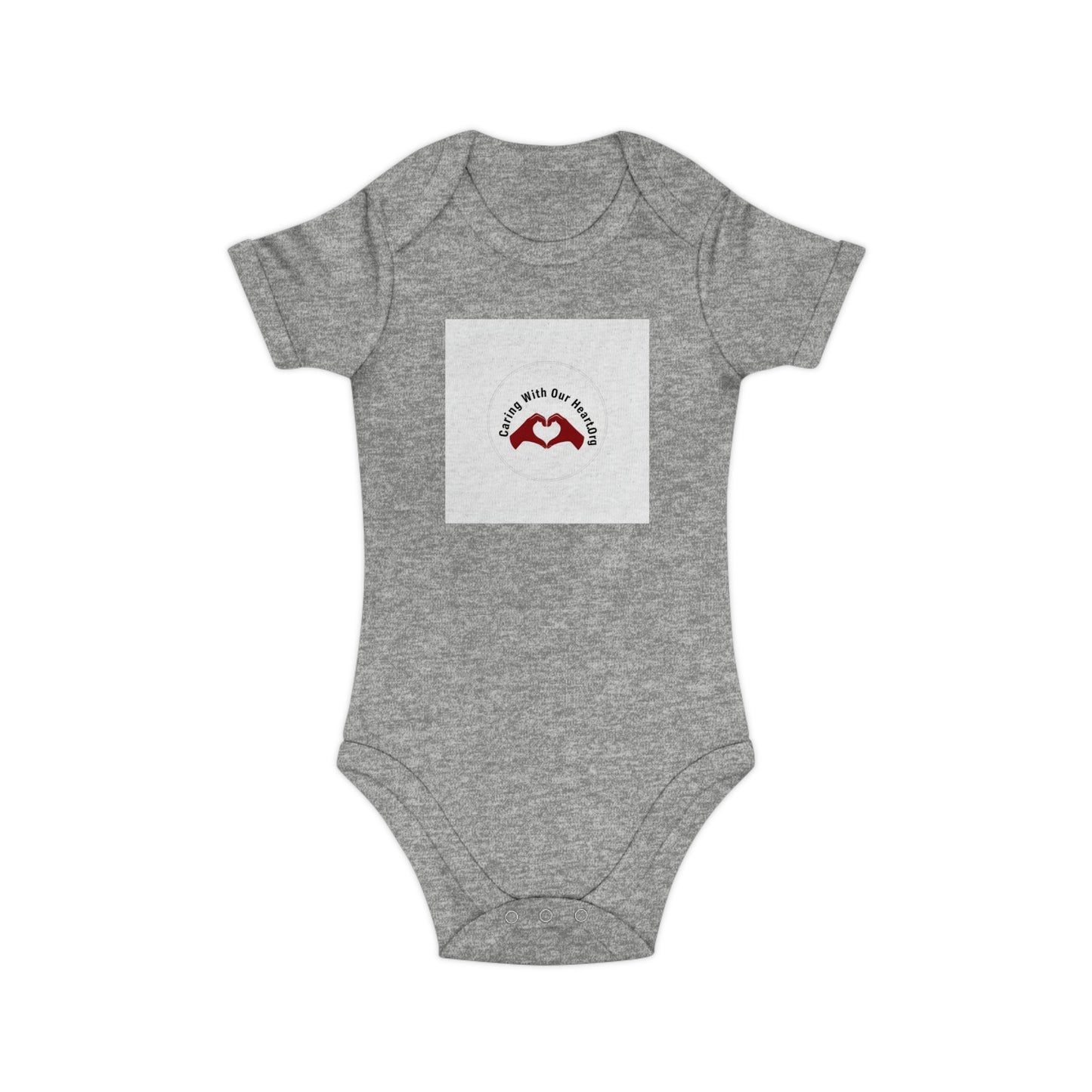 Baby Bodysuit "Made with Love" Heart Photo Romper – Newborn Gift