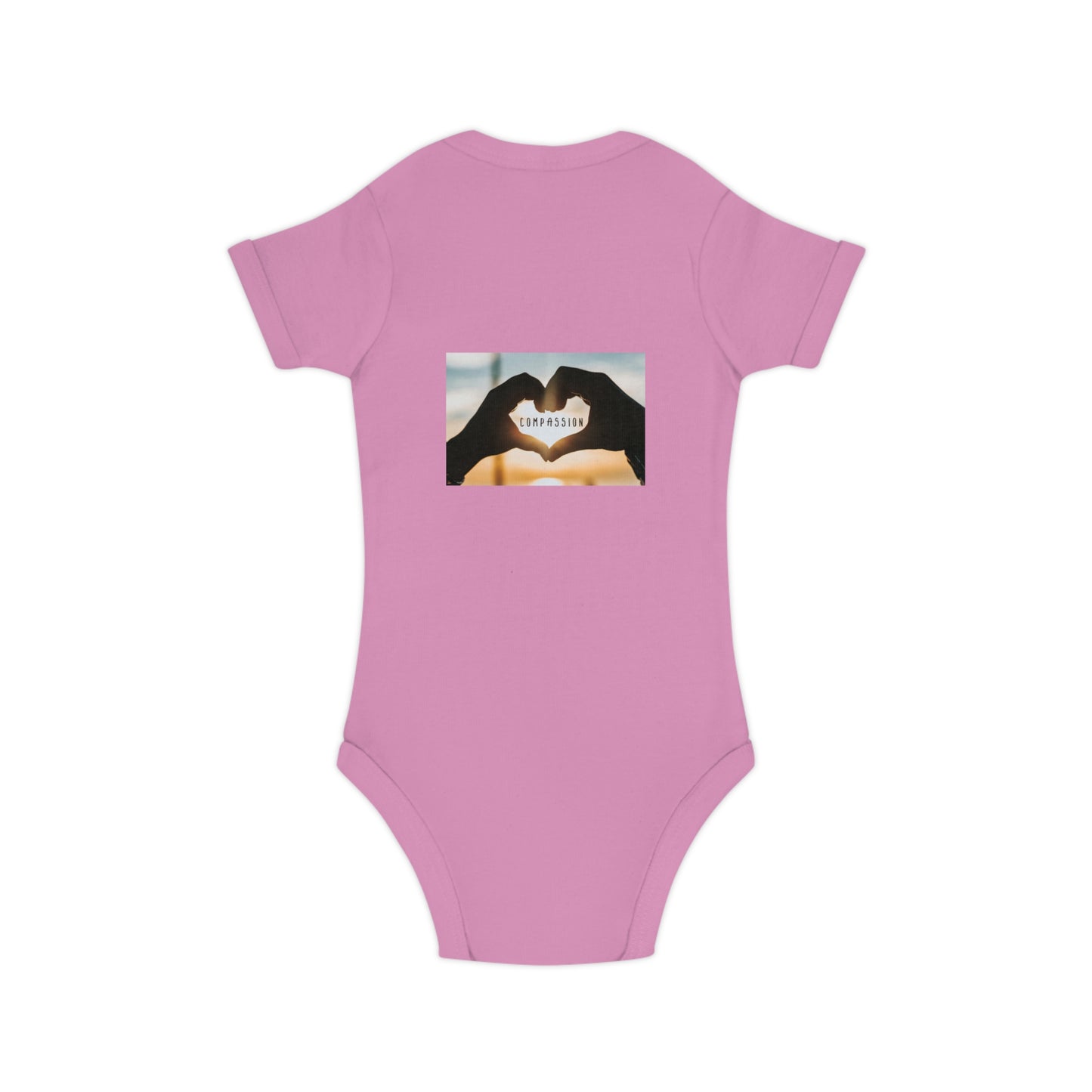 Baby Bodysuit "Made with Love" Heart Photo Romper – Newborn Gift