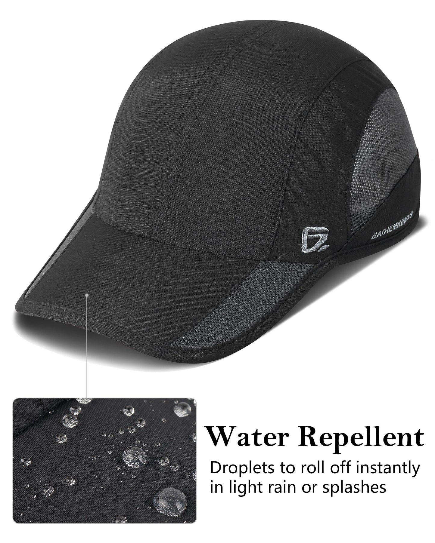 GADIEMKENSD Quick Dry Run Hat Cooling Breathable Mesh