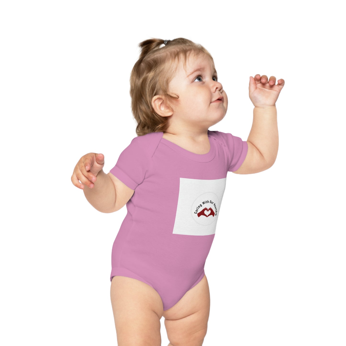 Baby Bodysuit "Made with Love" Heart Photo Romper – Newborn Gift