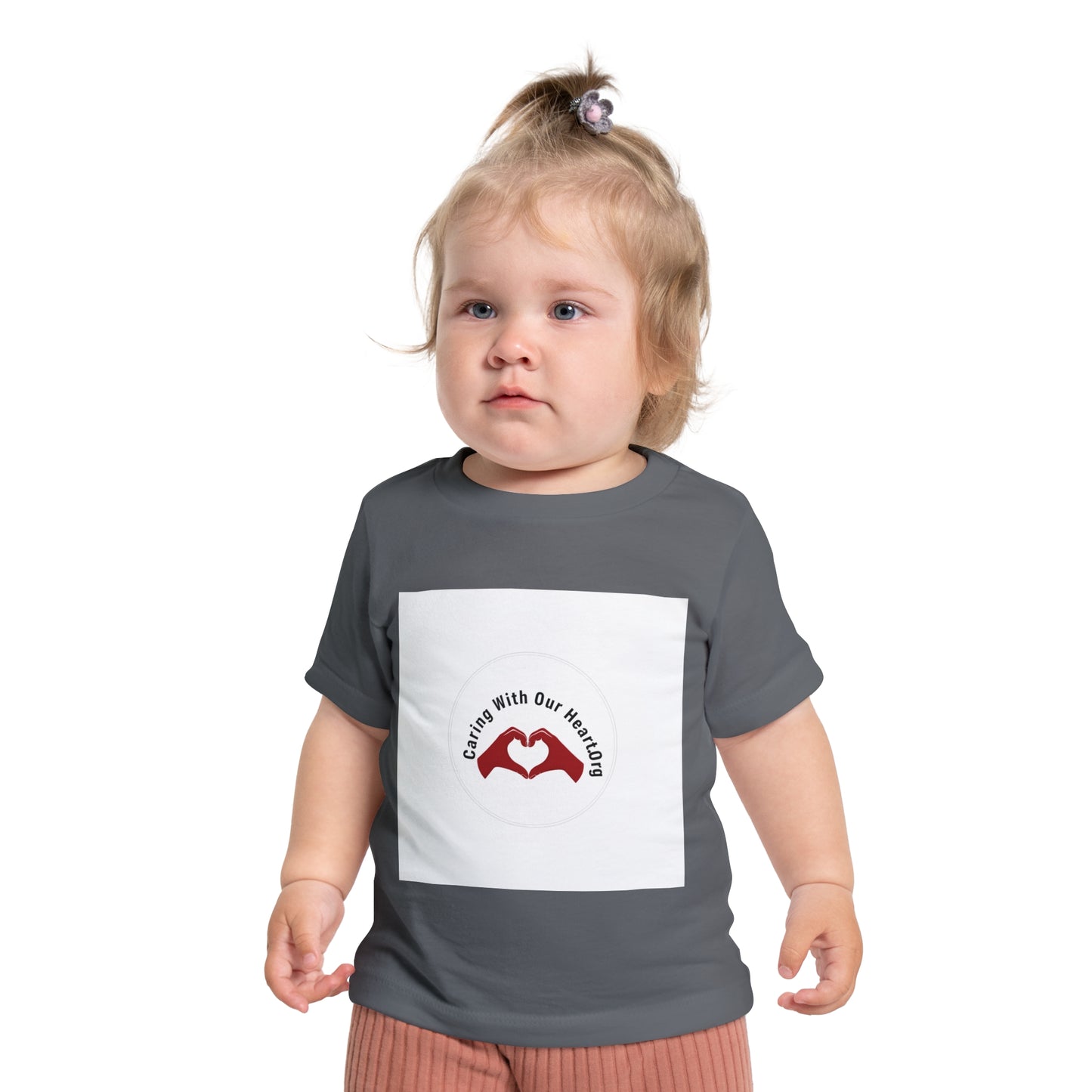 Baby T-Shirt — Caring With Our Hands Heart Logo Tee