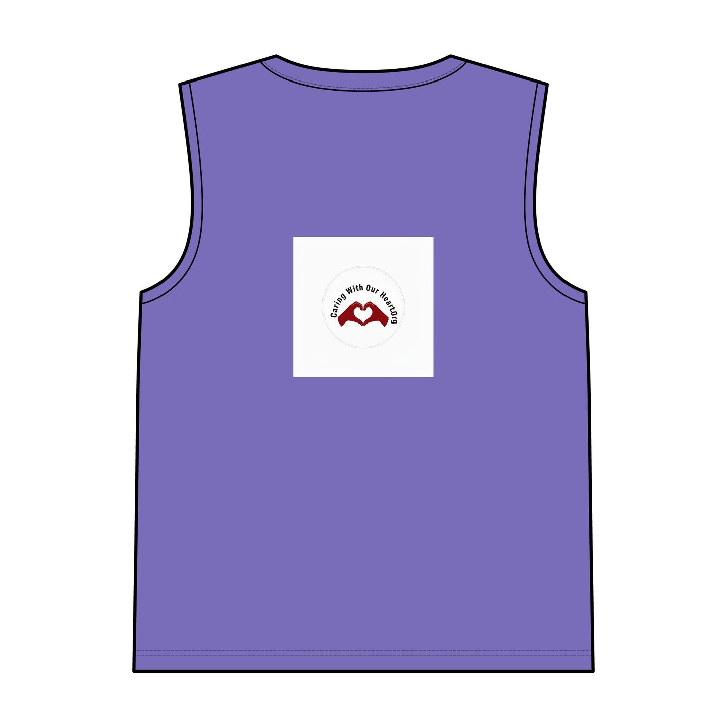 Heart Hands Tank Top — "Love With A Purpose" Chest Logo