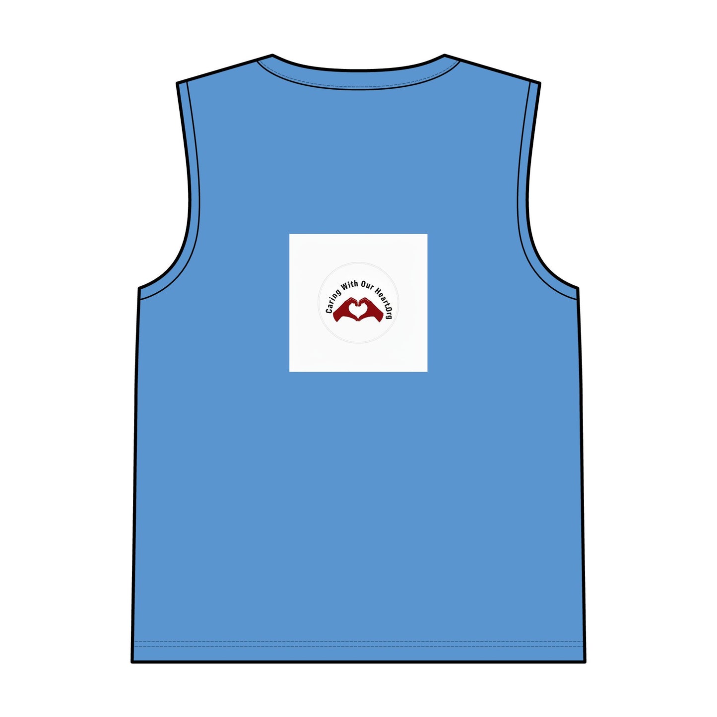 Heart Hands Tank Top — "Love With A Purpose" Chest Logo