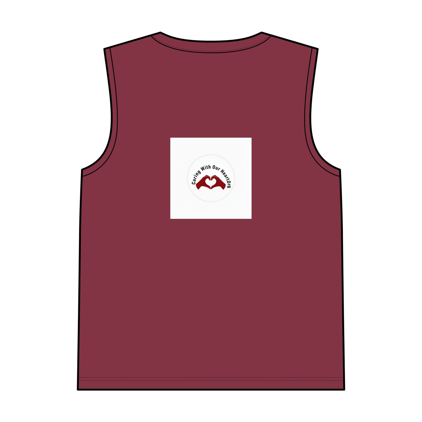 Heart Hands Tank Top — "Love With A Purpose" Chest Logo