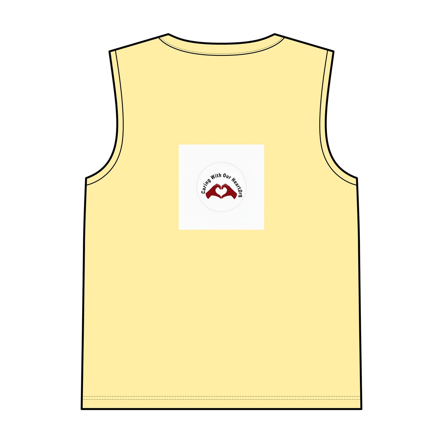 Heart Hands Tank Top — "Love With A Purpose" Chest Logo