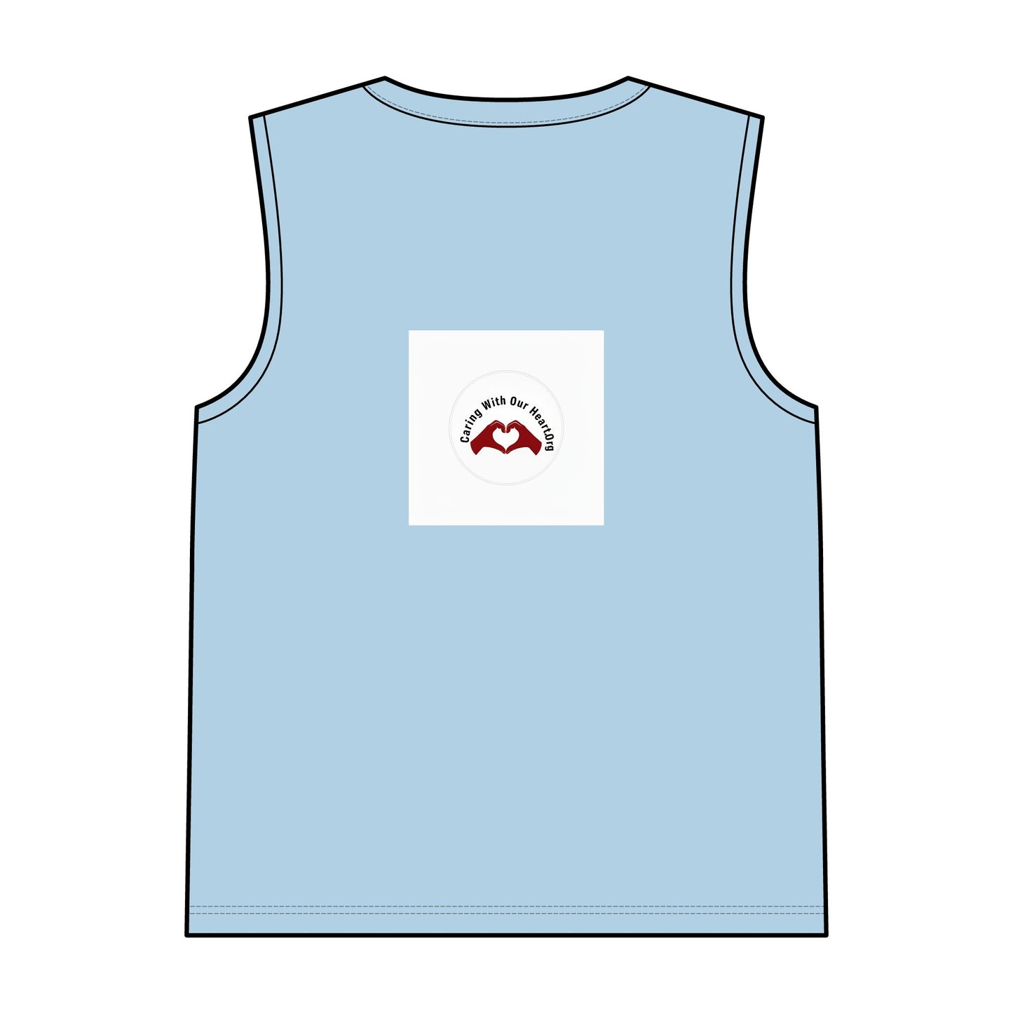 Heart Hands Tank Top — "Love With A Purpose" Chest Logo